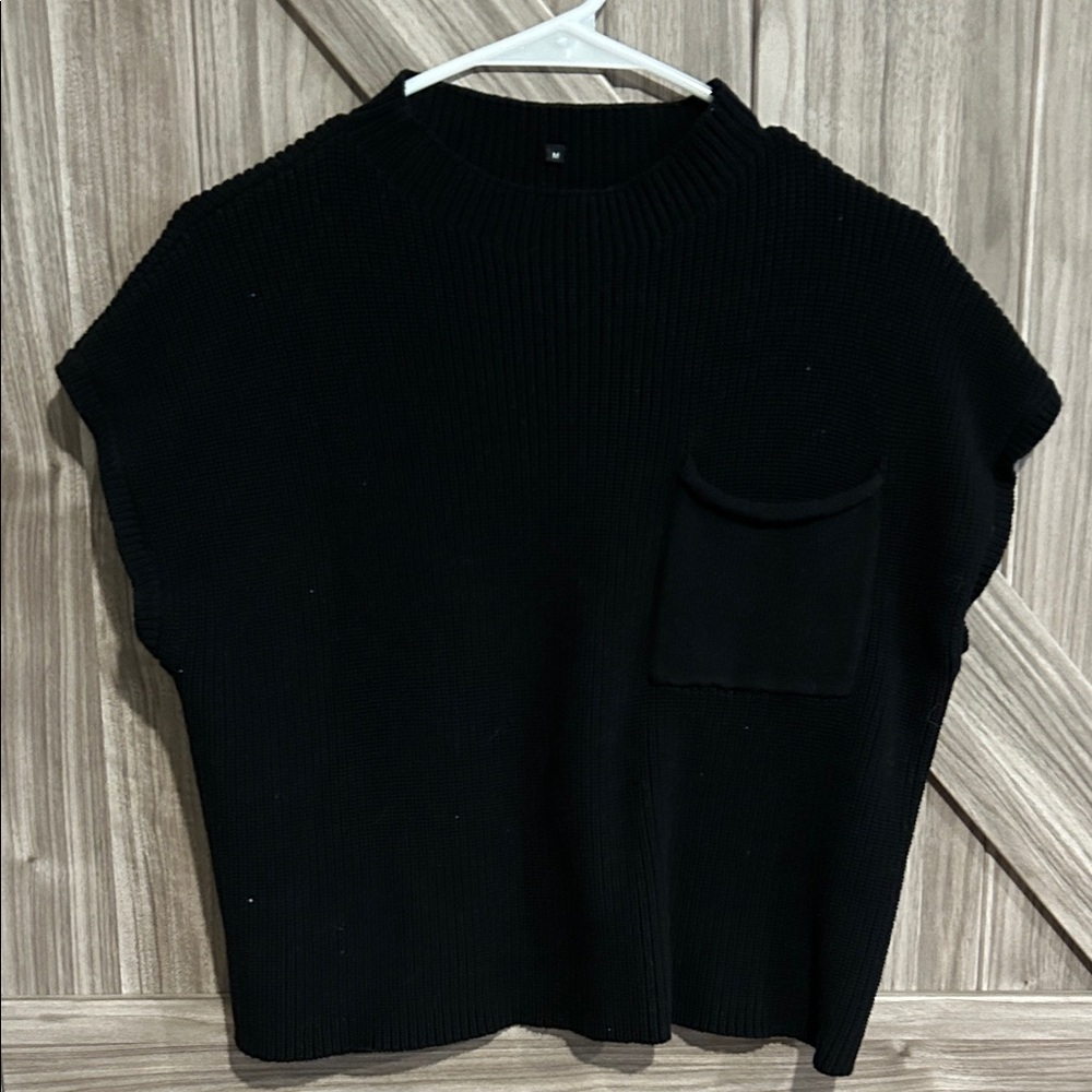 Classic Black Knit Sweater